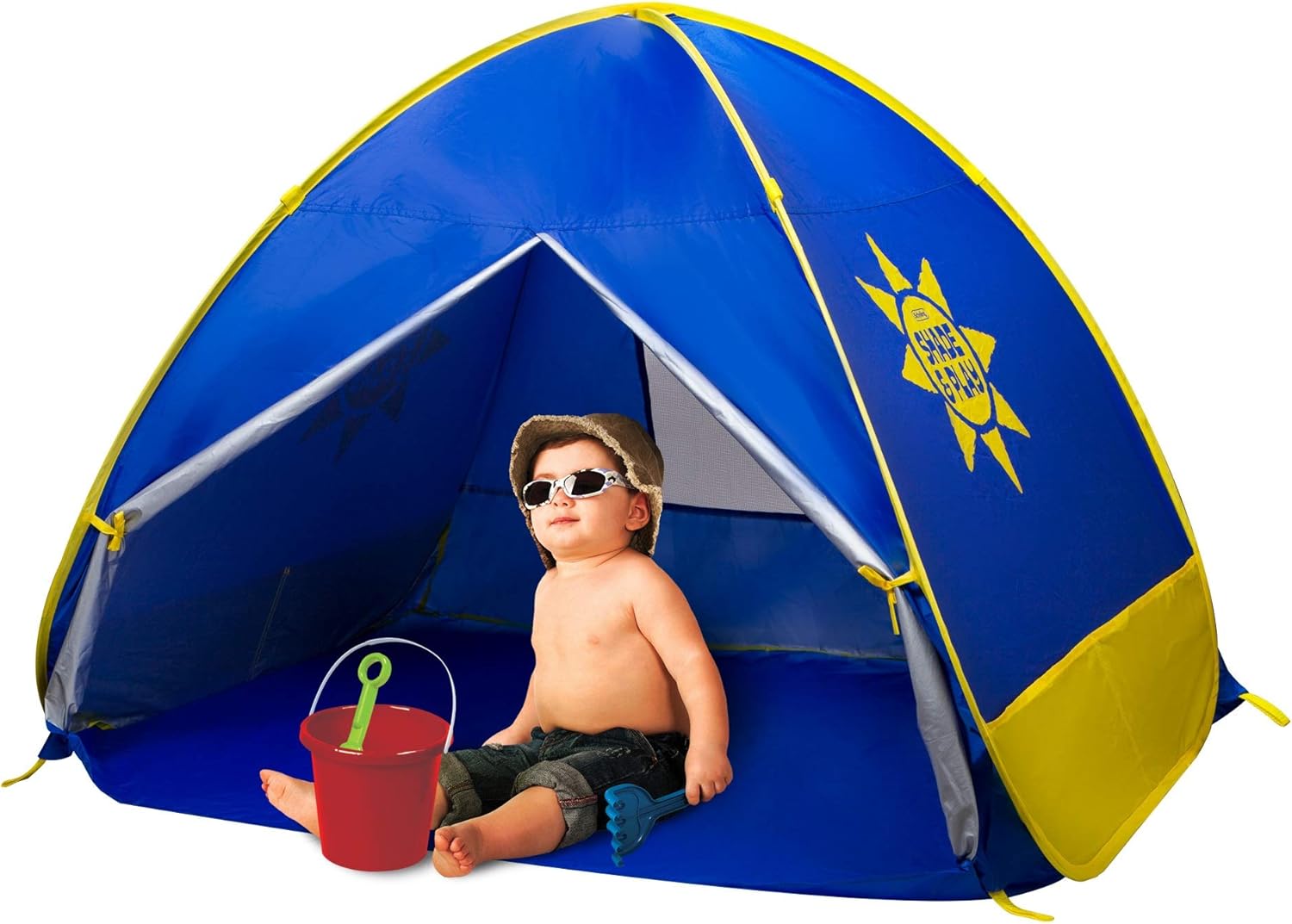 Schylling UV Play Shade. SPF 50+. Ultra portable . Blue