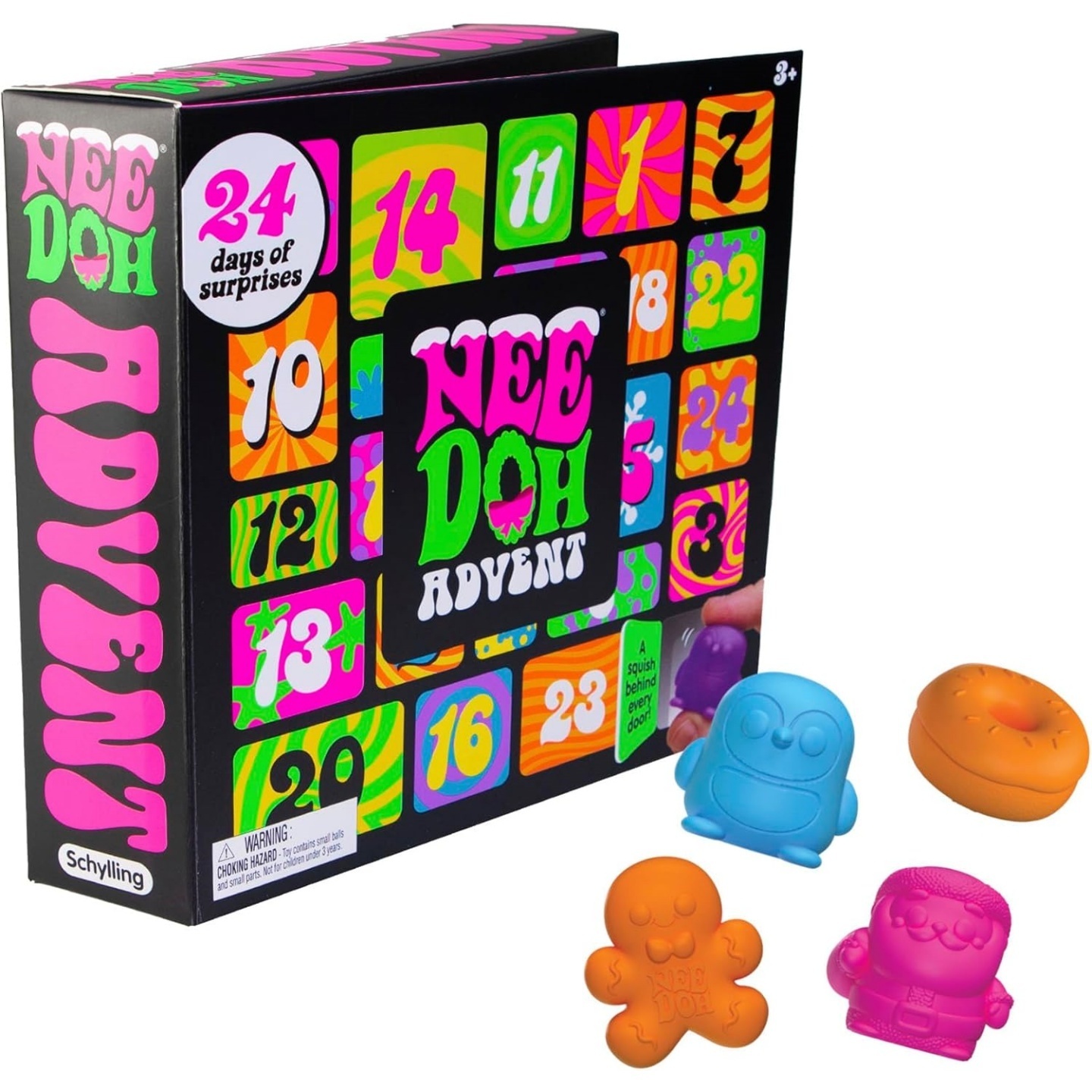 NeeDoh Squishmas Advent Calendar - 24 Mini Toys